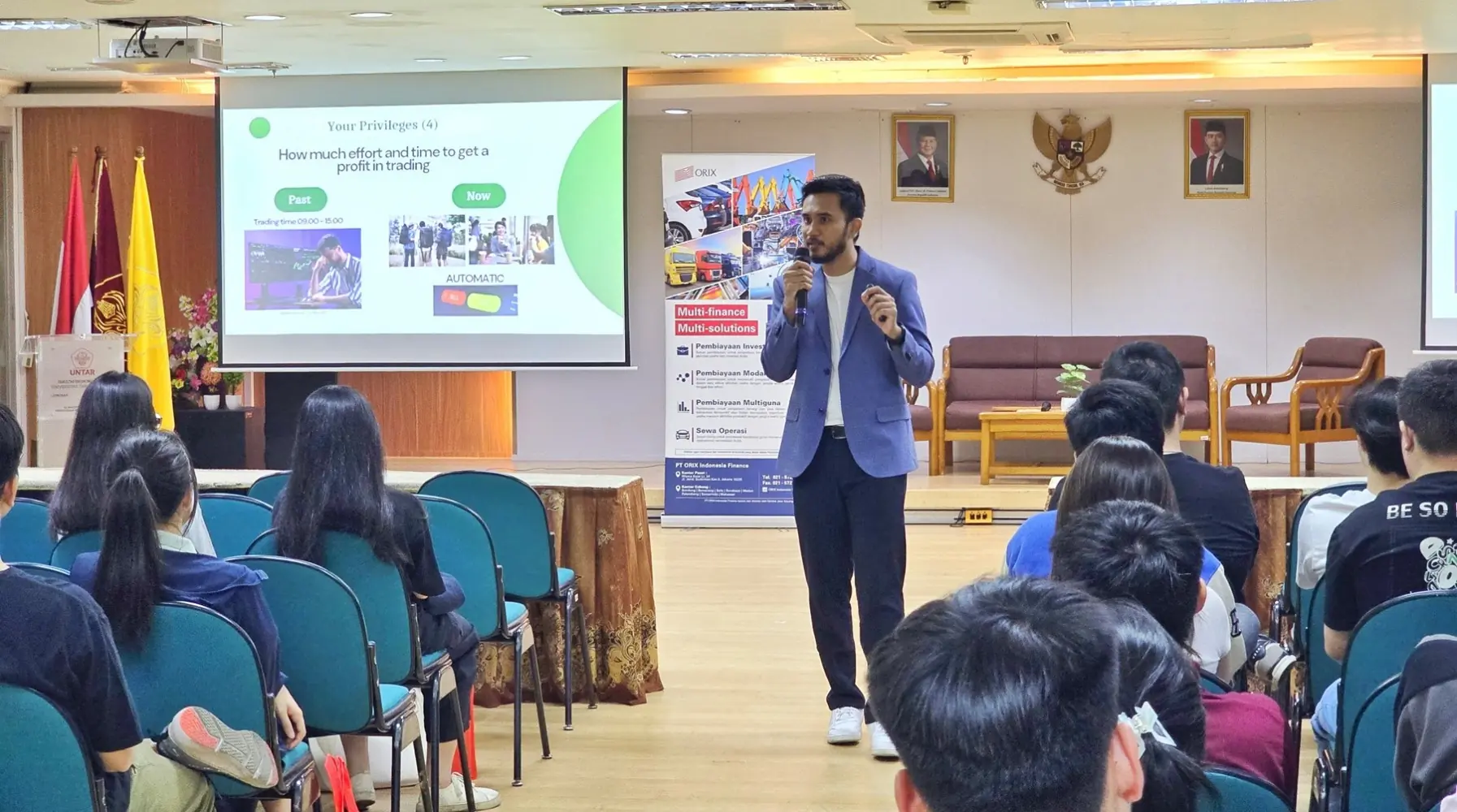 Kegiatan Literasi Keuangan dengan Universitas Tarumanagara