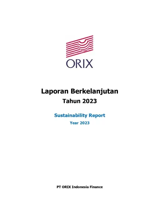 Laporan Keberlanjutan untuk Tahun 2023
